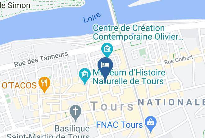 Indre Et Loire - Hotel Mondial Maps