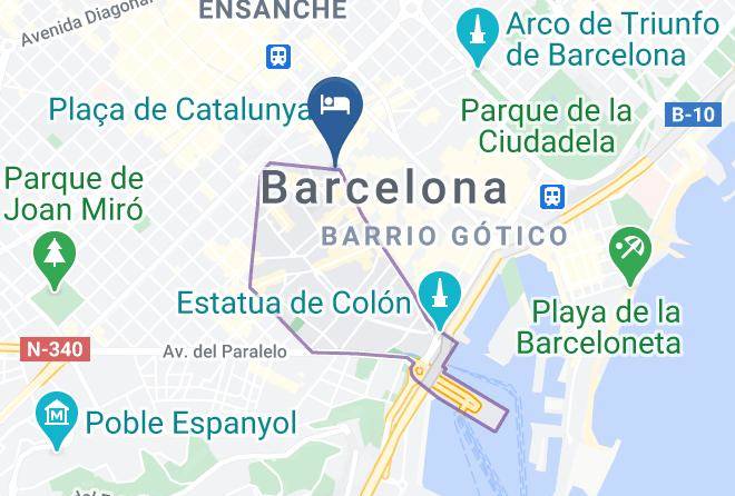 Barcelona - Hotel Monegal Maps
