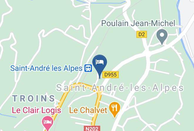 Alpes De Haute Provence - Hotel Monge Maps