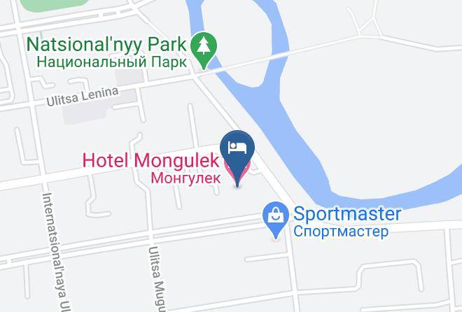Kyzyl - Hotel Mongulek Maps