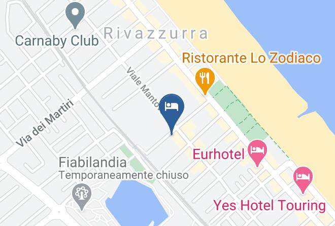 Rimini - Hotel Monica Maps