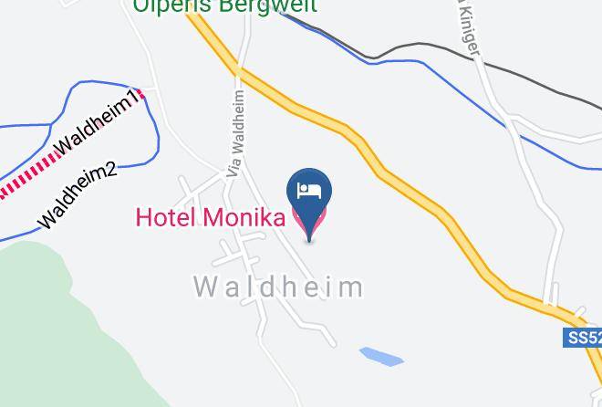 Hotel Monika Map - Trentino Alto Adige - Bolzano