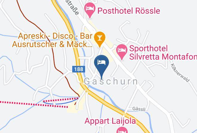 Bludenz - Hotel Monika Maps