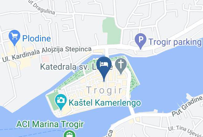 Trogir - Hotel Monika Maps