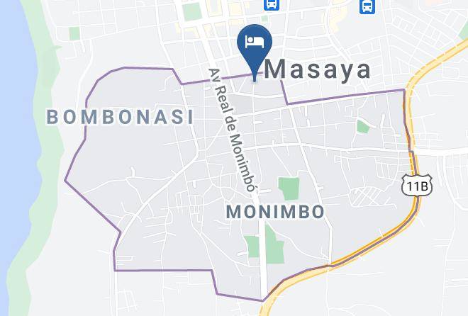 Masaya - Hotel Monimbo Maps