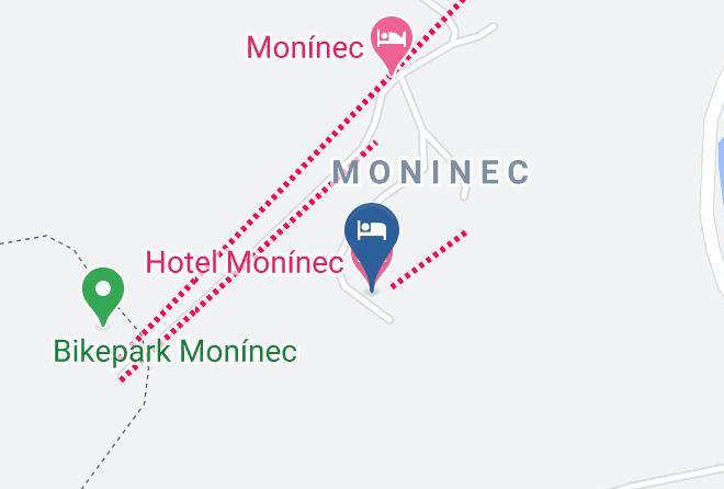Hotel Moninec Map