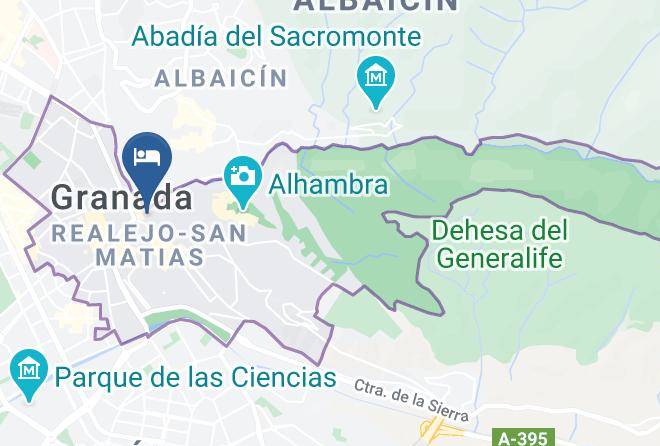 Granada - Hotel Monjas Del Carmen Web Oficial Maps