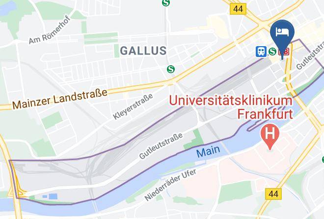Frankfurt Am Main - Hotel Monopol Maps