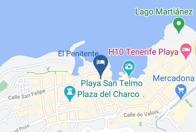Santa Cruz De Tenerife - Hotel Monopol Maps