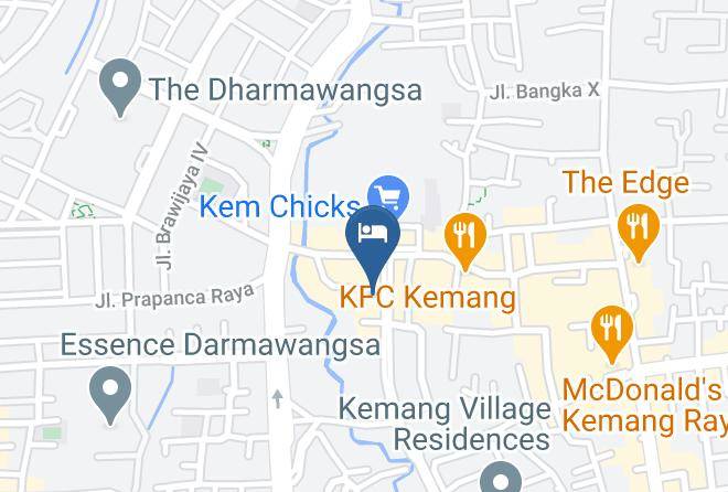 Jakarta Selatan - Hotel Monopoli Maps