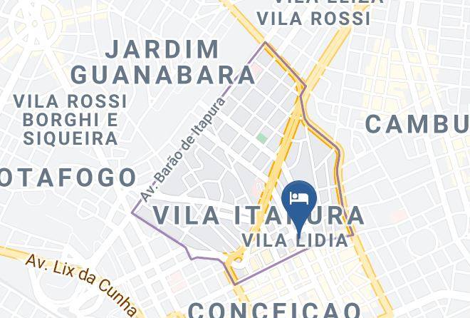 Campinas - Hotel Monreale Express Glicerio Campinas Maps