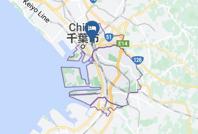 Chiba City Chuo Ward - Hotel Monselaton Maps