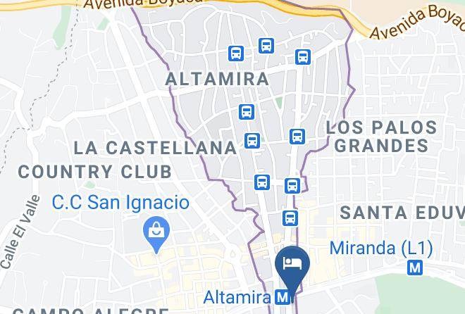 Caracas - Hotel Monserrat Maps