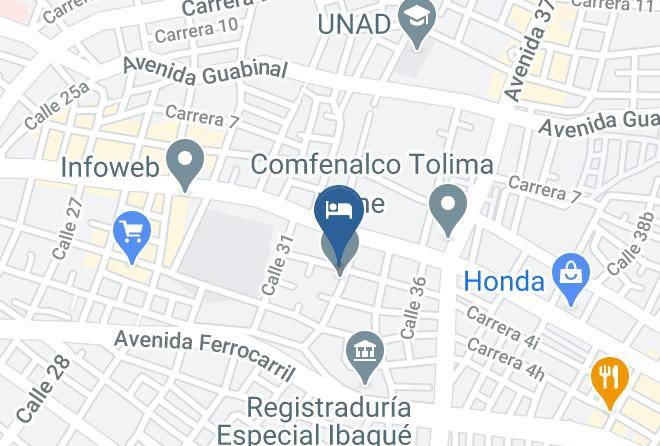 Ibague - Hotel Monserrate Maps