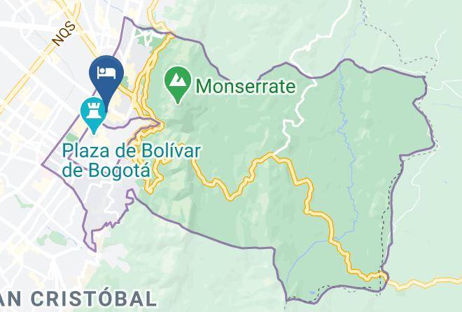 Bogota - Hotel Monserrate Maps
