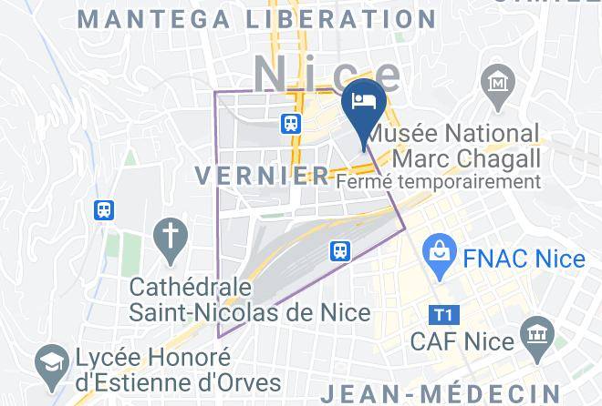 Maritime Alps - Hotel Monsigny Maps