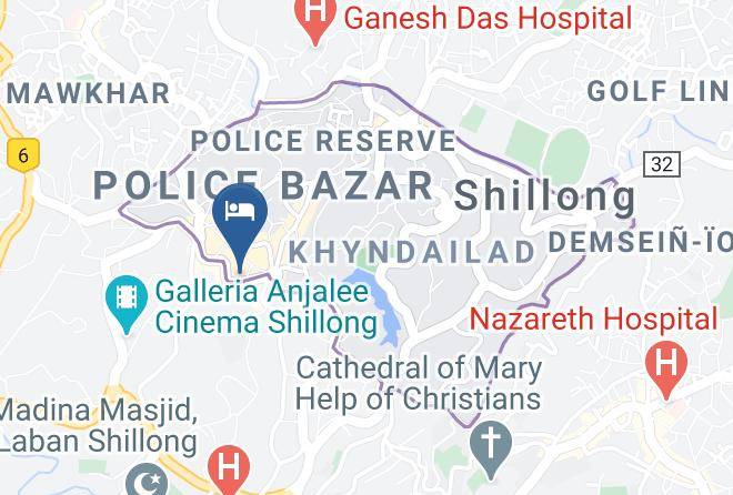 Shillong - Hotel Monsoon Maps