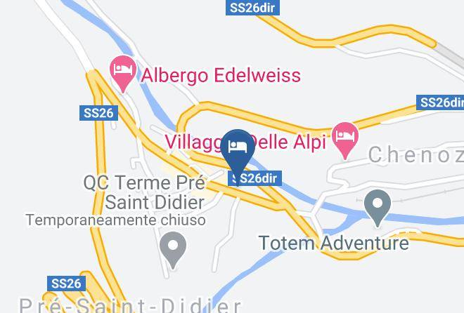 Aosta - Hotel Mont Blanc Maps