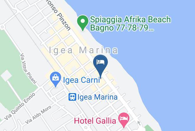 Rimini - Hotel Mont Blanc Maps