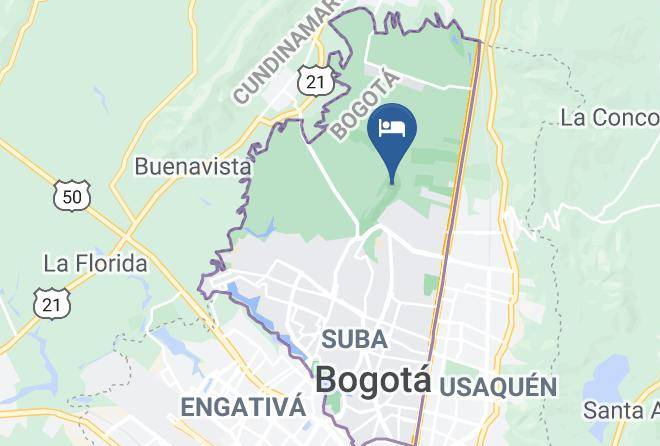 Bogota - Hotel Mont Blank Maps