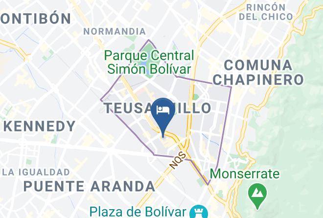 Bogota - Hotel Mont Bleu Maps