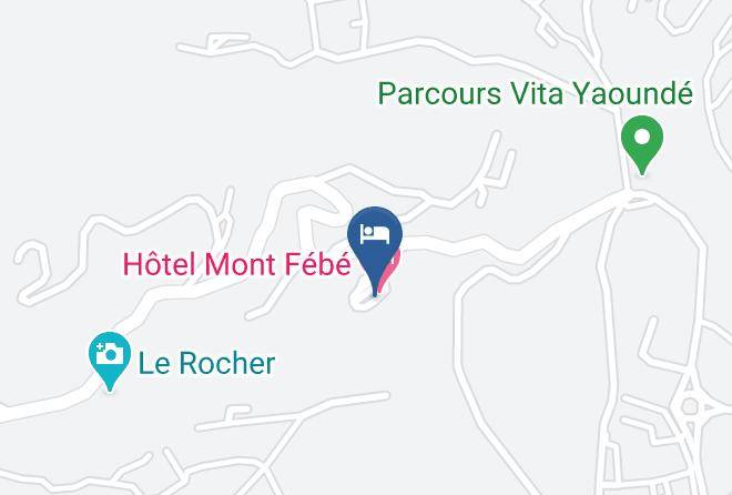 Hotel Mont Febe Map - Centre - Mfoundi