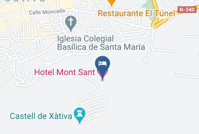 Valencia - Hotel Mont Sant Maps