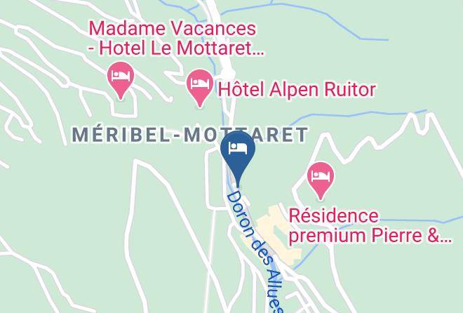 Savoie - Hotel Mont Vallon Meribel Maps