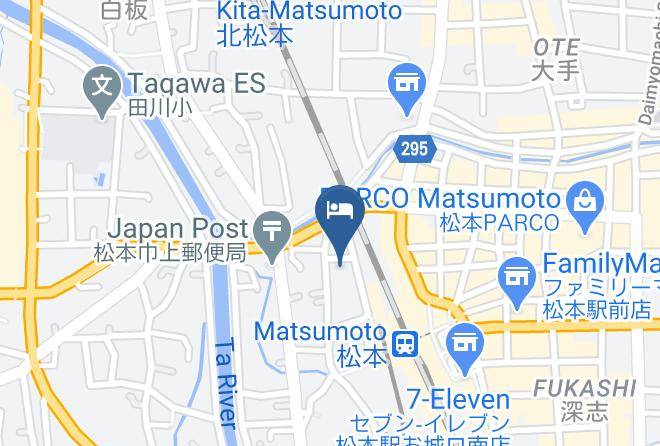 Matsumoto City - Hotel Montagne Matsumoto Maps