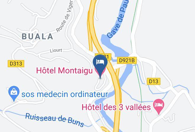 Hotel Montaigu Map