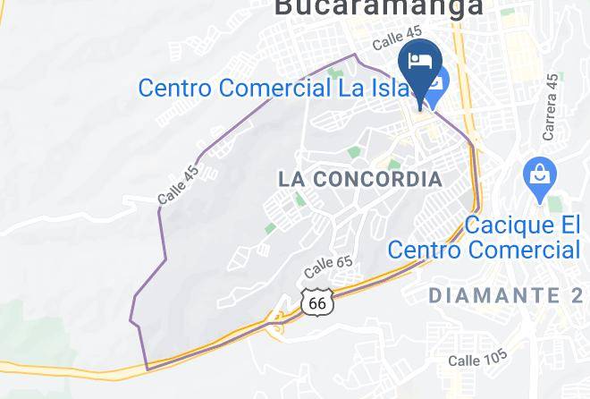 Bucaramanga - Hotel Montana Maps
