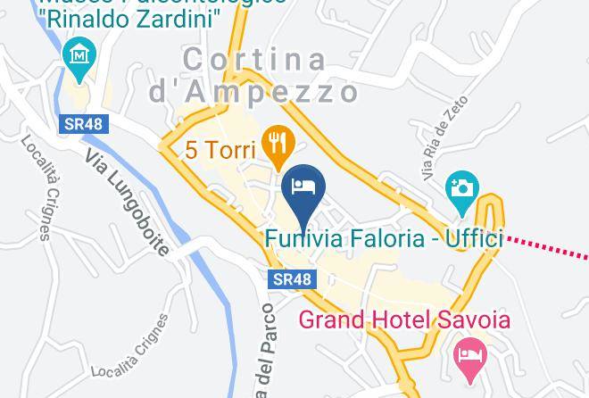 Belluno - Hotel Montana Maps