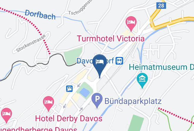 Prattigau Davos - Hotel Montana Maps