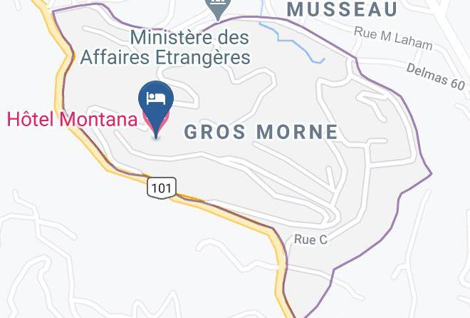 Port Au Prince - Hotel Montana Maps