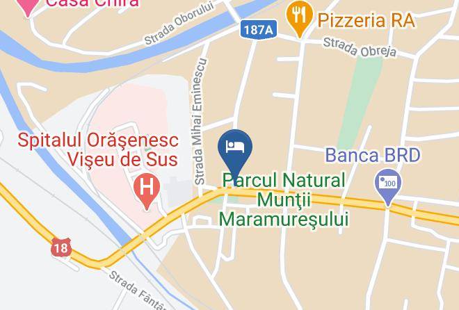 Viseu De Sus - Hotel Montana Maps