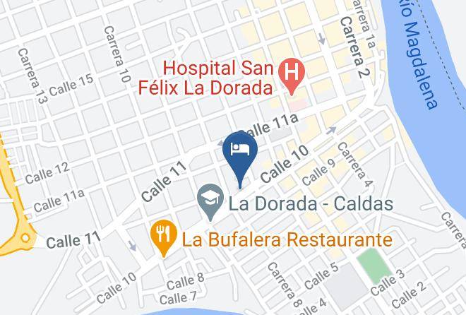 La Dorada - Hotel Montanar Maps
