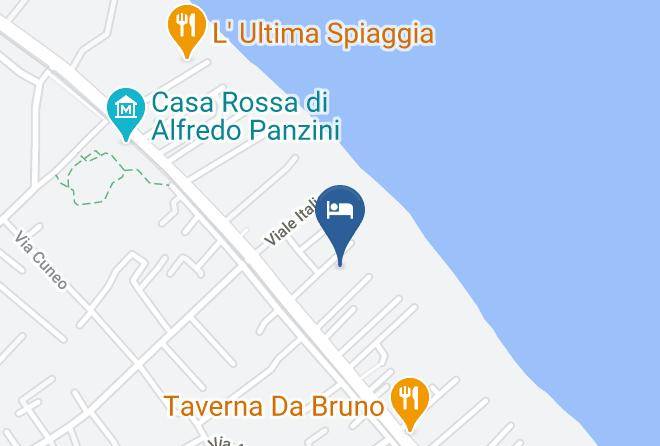 Rimini - Hotel Montanari Maps