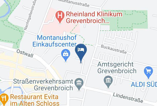 Neuss - Hotel Montanushof Maps
