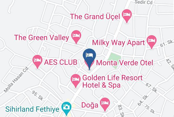 Fethiye - Monta Verde Otel Maps