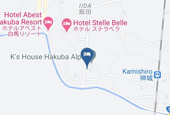 Hakuba Vil Kitaazumi District - Hotel Montblanc Hakuba Annex Maps