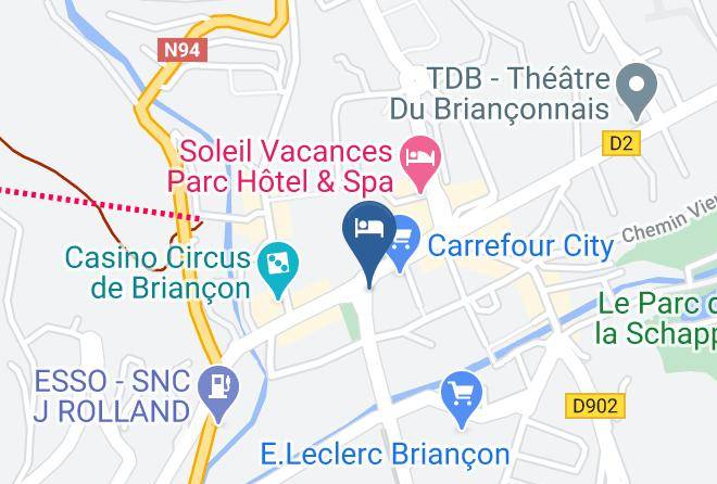 Hautes Alpes - Hotel Mont Brison Maps