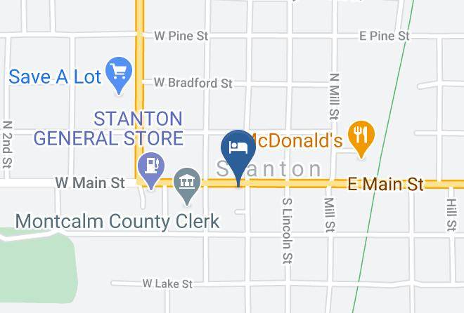 Montcalm County - Hotel Montcalm Antiques Maps