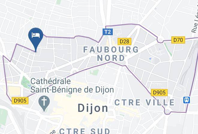 Cote D Or - Hotel Montchapet Maps