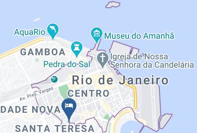 Rio De Janeiro Santa Teresa - Hotel Monte Alegre Maps
