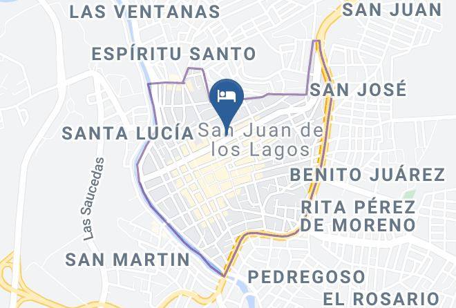 San Juan De Los Lagos - Hotel Monte Calvario Maps