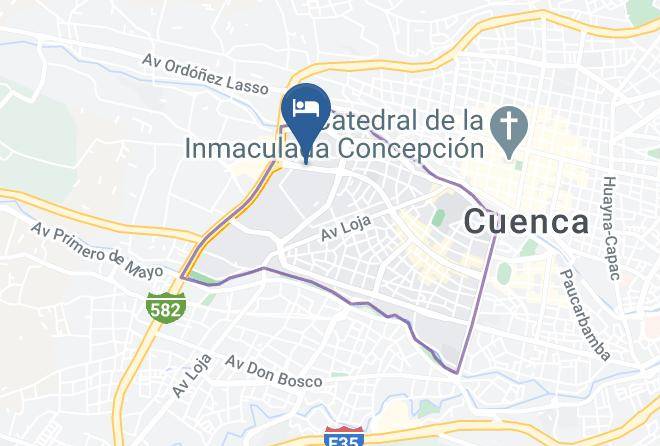Cuenca - Hotel Monte Carlo Maps