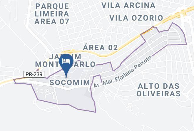 Telemaco Borba - Hotel Monte Carlo Maps