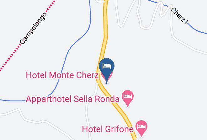 Belluno - Hotel Monte Cherz Maps