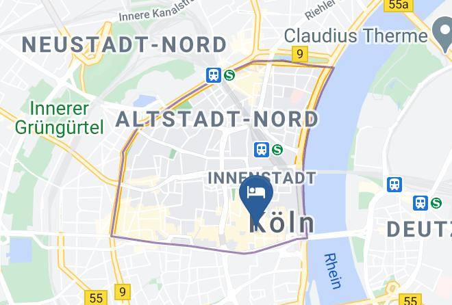 Cologne - Hotel Monte Christo Maps