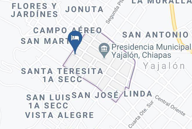 Yajalon - Hotel Monte Libano Maps